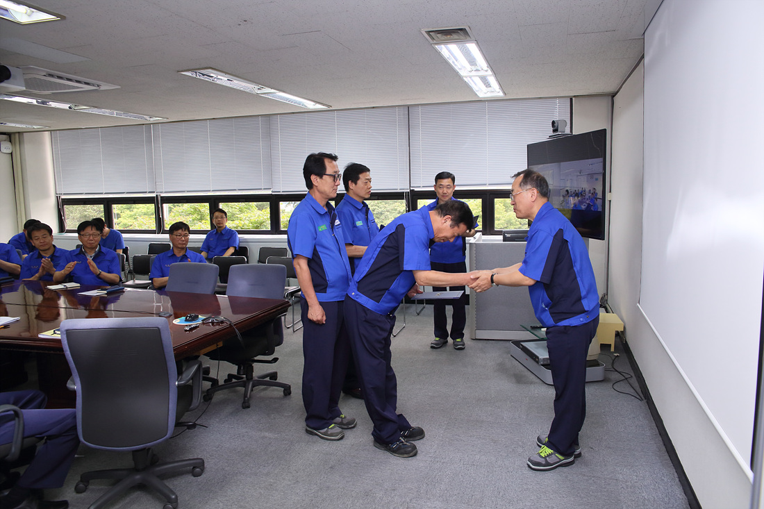 2015년 7월 임원진단 시상식 실시